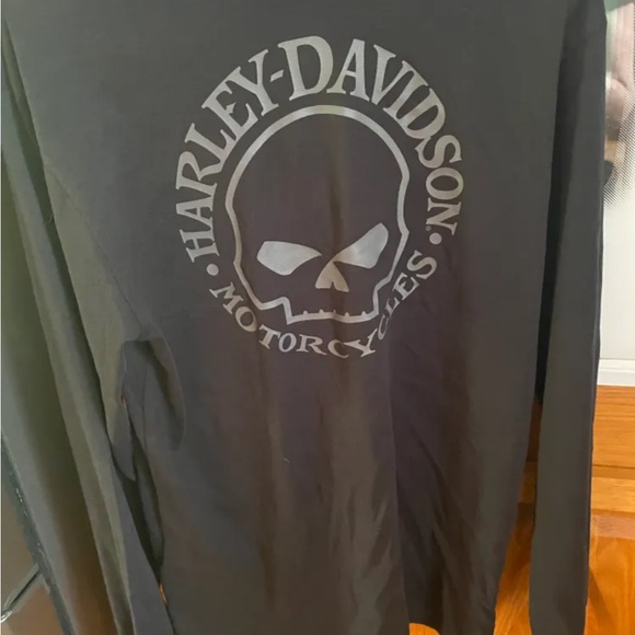 Harley Davidson Men Henley - Picture 1 of 2